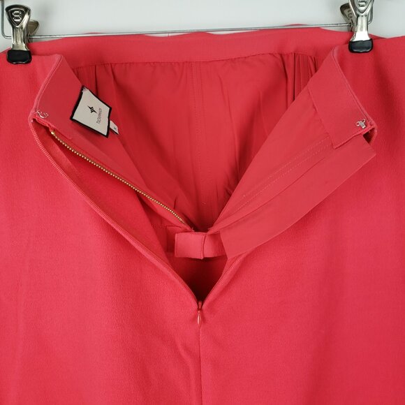 Tuckernuck Marin Top Coral Pink Flowy Strapless Crepe Womens Size Medium - Picture 5 of 9